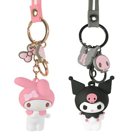 Sanrio | Accessories | Kuromi My Melody Keychain Set Charms Friendship ...